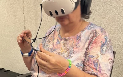 Casque virtuel projeté au concert du Victoria Hall